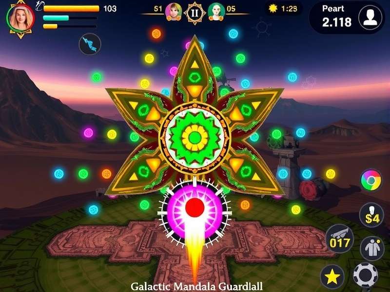 Galactic Mandala Guardian Gameplay Screenshot